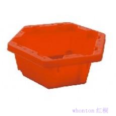 六角形牛奶周轉箱ZX-308