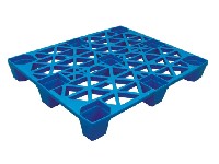 網格九腳塑料托盤 PTD-1109