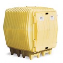 油桶存儲(chǔ)屋|ENPAC防泄漏存儲(chǔ)屋_防泄漏油桶儲(chǔ)存屋4000-YE