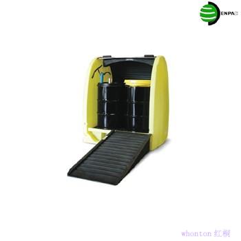 ENPAC油桶存儲柜_4桶式防溢漏卷簾式...