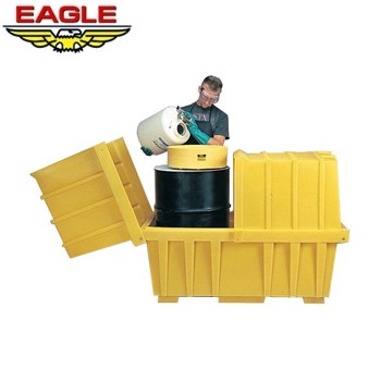 雙油桶帶蓋工作站|Eagel雙油桶帶蓋工...