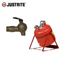 傾斜式分裝罐|Justrite傾斜式分裝罐_19L聚乙烯傾斜式分裝罐14535