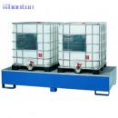 IBC盛漏托盤|IBC鋼制盛漏托盤_whonton雙桶鋼制IBC盛漏托盤WHS010