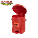 生物廢棄物垃圾桶|Eagle廢棄物垃圾桶_6G紅色廢棄物垃圾桶943BIO