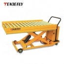平臺(tái)車|泰得力平臺(tái)車_帶滾筒臺(tái)面的超低電動(dòng)平臺(tái)車EZ75B-ROLLER