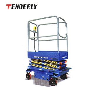 平臺車|泰得力平臺車_半電動載人升降平臺...