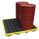 TWK平臺|TWK盛漏平臺_四桶防泄漏帶內置排液平臺TWK-2401