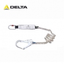 DELTA安全繩|代爾塔防墜落安全繩_SPIRALE系列螺旋單大鉤減震繩 504204