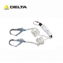 DELTA安全繩|代爾塔防墜落安全繩_SPIRALE系列螺旋雙大鉤減震繩 504205